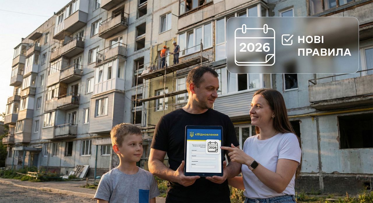 Компенсація за пошкоджене житло у 2026 році: нові правила «єВідновлення»